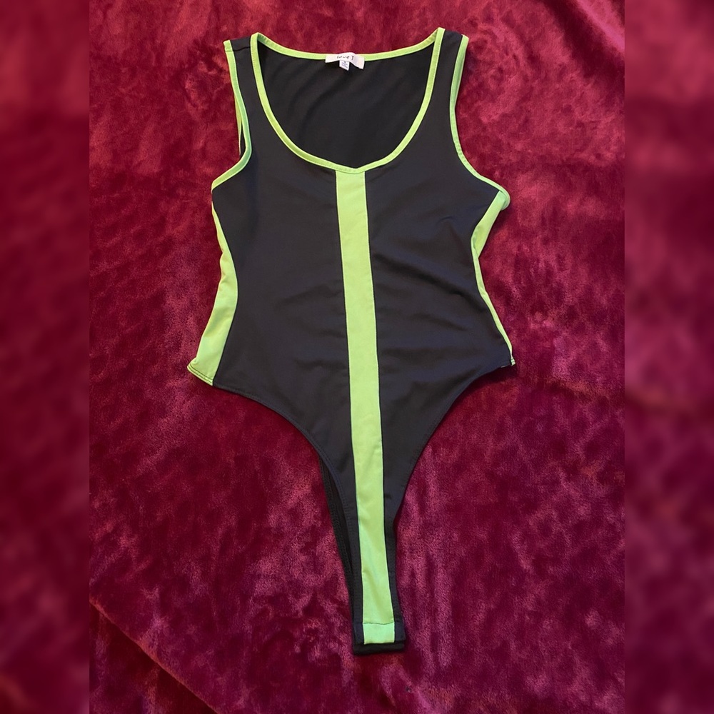 Neon Stripe Bodysuit